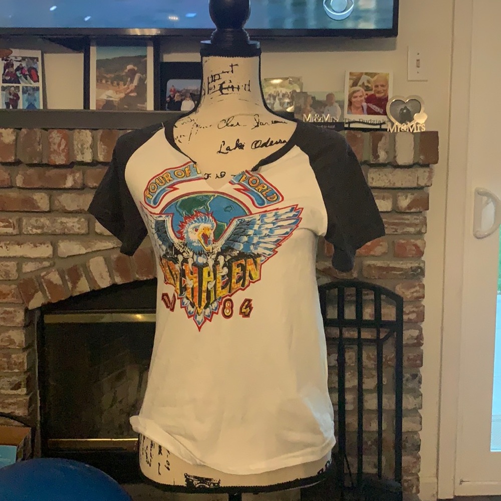 Van Halen rock tour 1984 t shirt